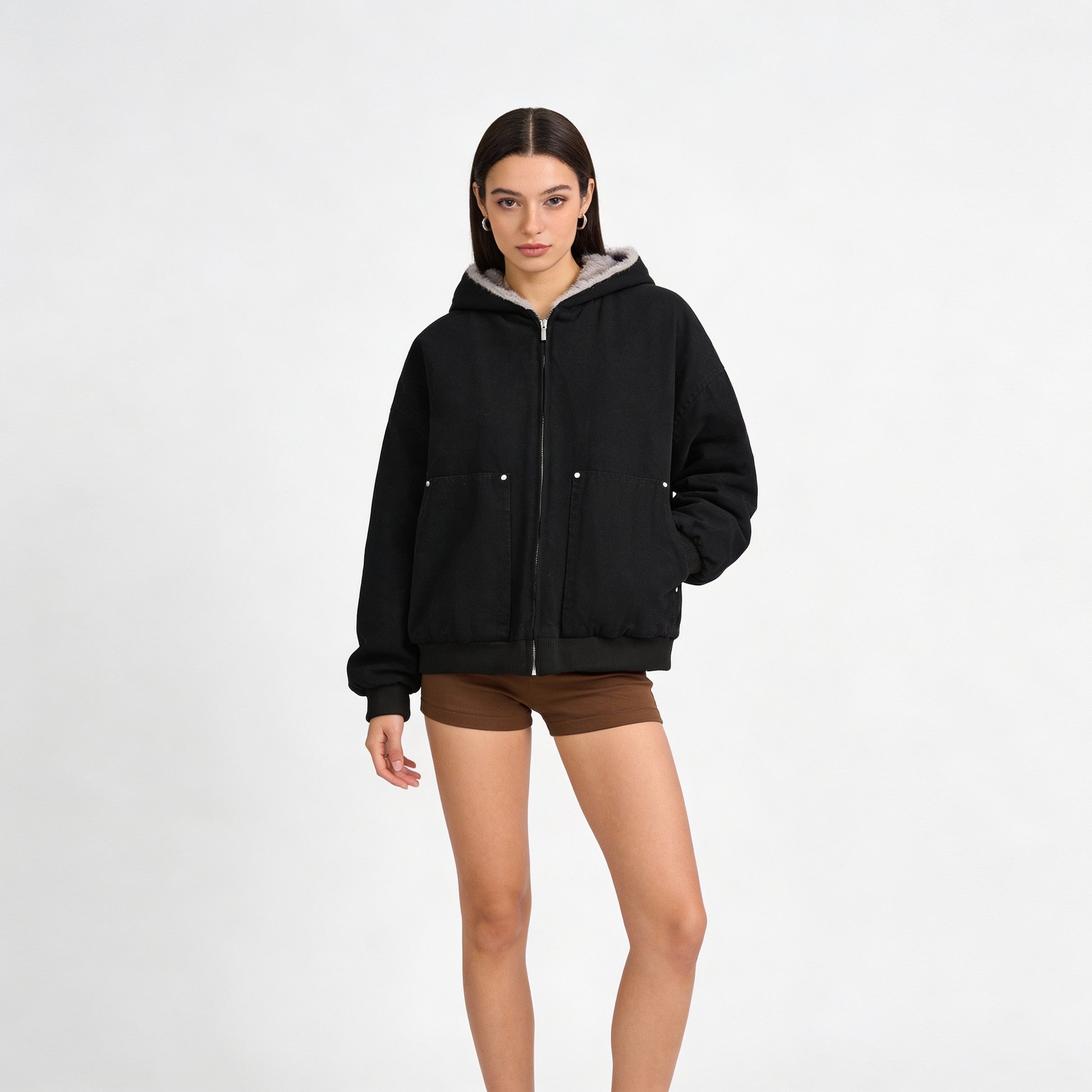 Beware Of Snakes Faux Jacket