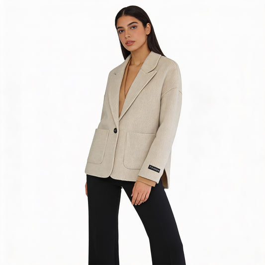 Korean Style Woolen Student Loose Suit