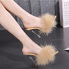 Eleaza  Feather Stiletto Heels