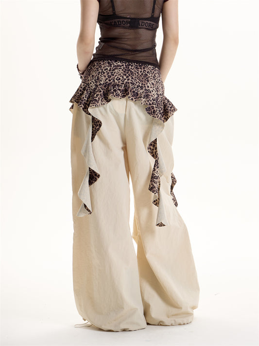 Wild Nights Wide Leg Ruffle Pants