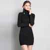 Whisper Noir Turtleneck Sweater Dress