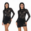 Pure Temptation Maeve Lace-Twist Mini Dress