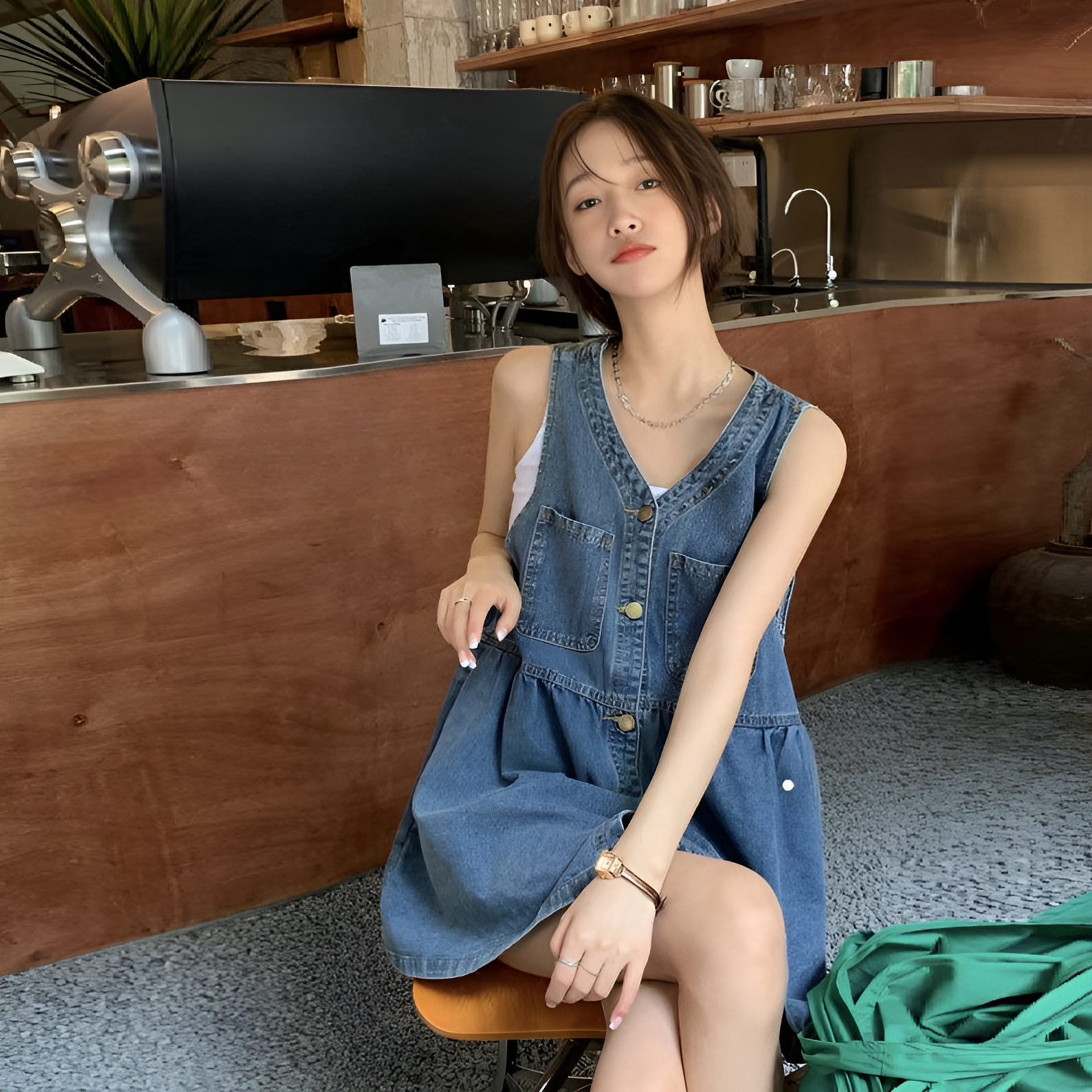 Robe nuisette en jean Riley Effortless Staple