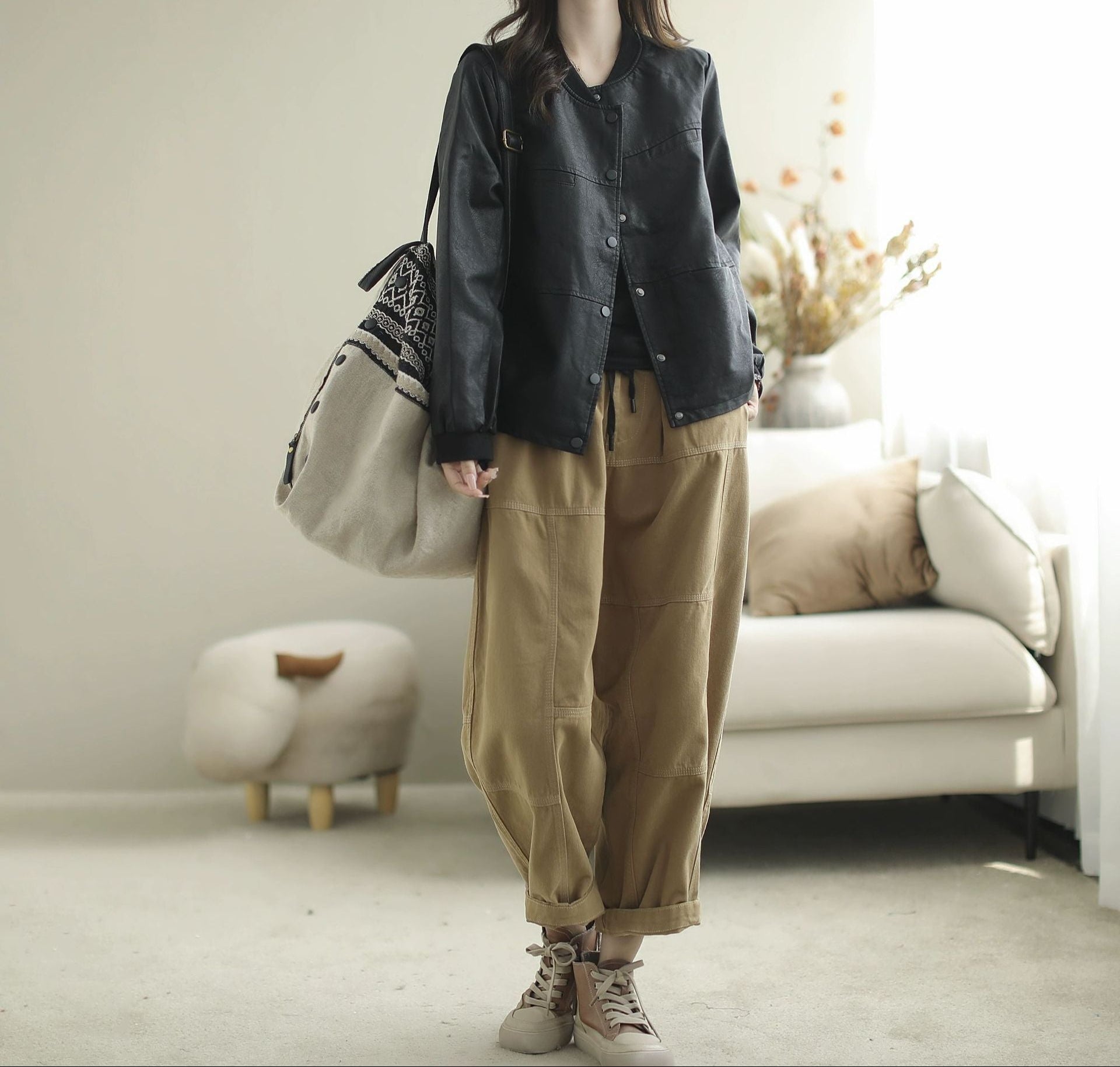 Ericka Shearling  Leather Jacket