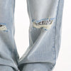 No Rules Distressed Wide Leg Jeans 