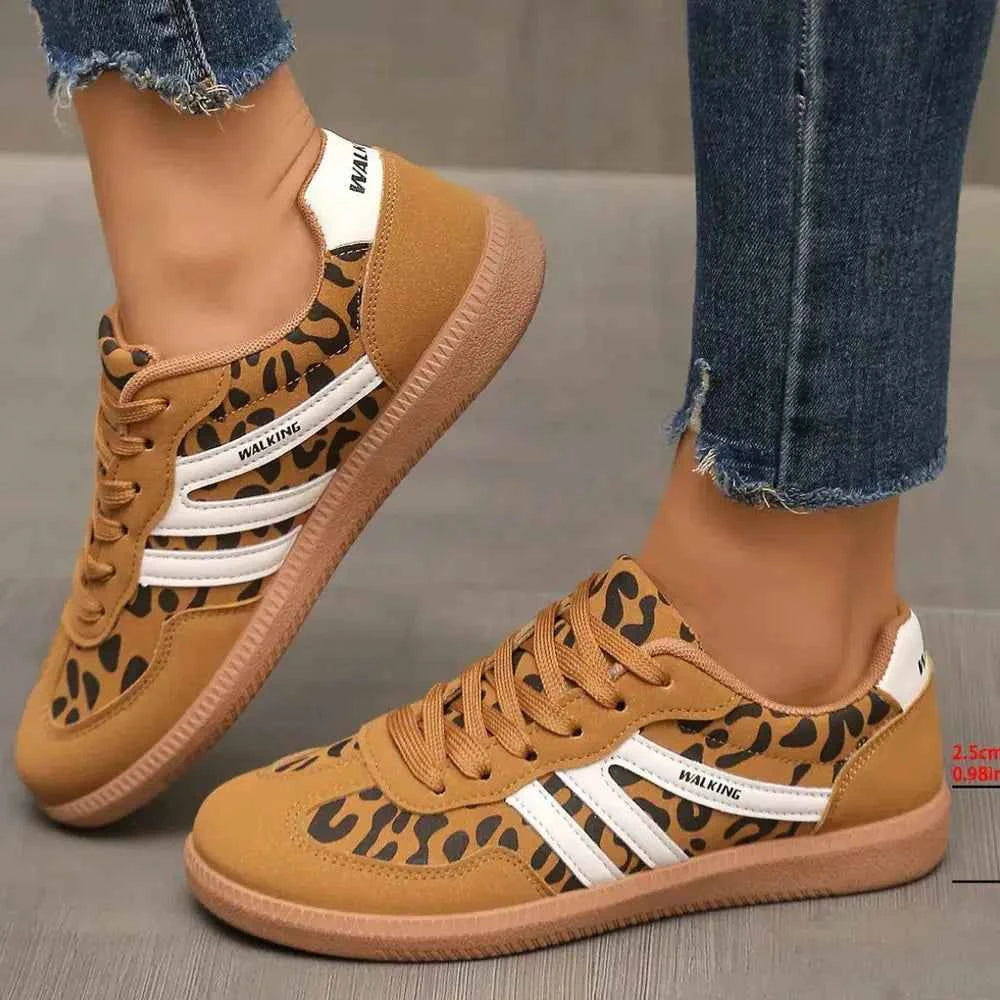 LeopardLace Sneakers"