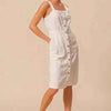 White Pinnafore Sleeveless dress
