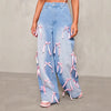 Solvy Pink Ribbon Denim Pants