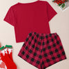 Santa Baby Lounge Set – Red Plaid Magic