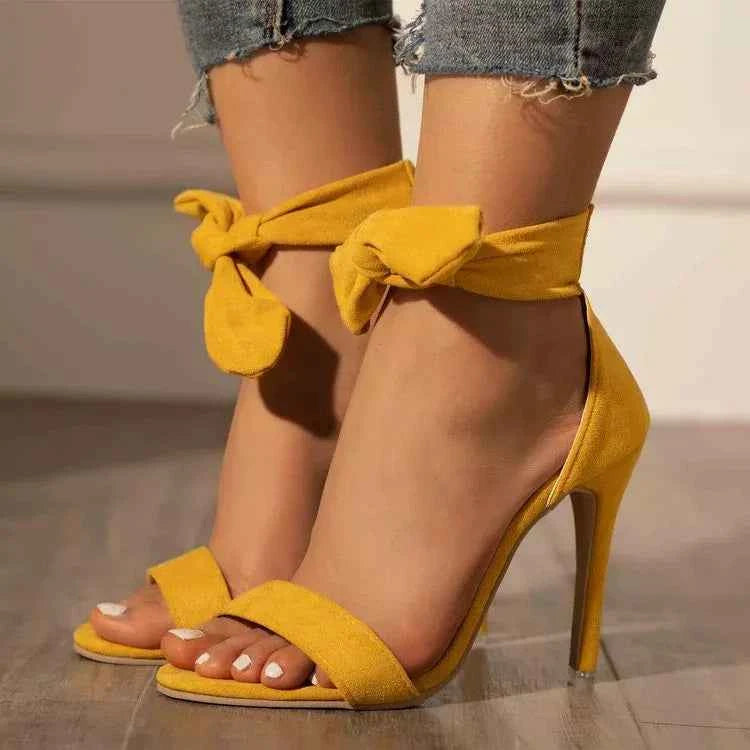 Open Toe Stiletto Sandals