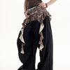 Wild Nights Wide Leg Ruffle Pants