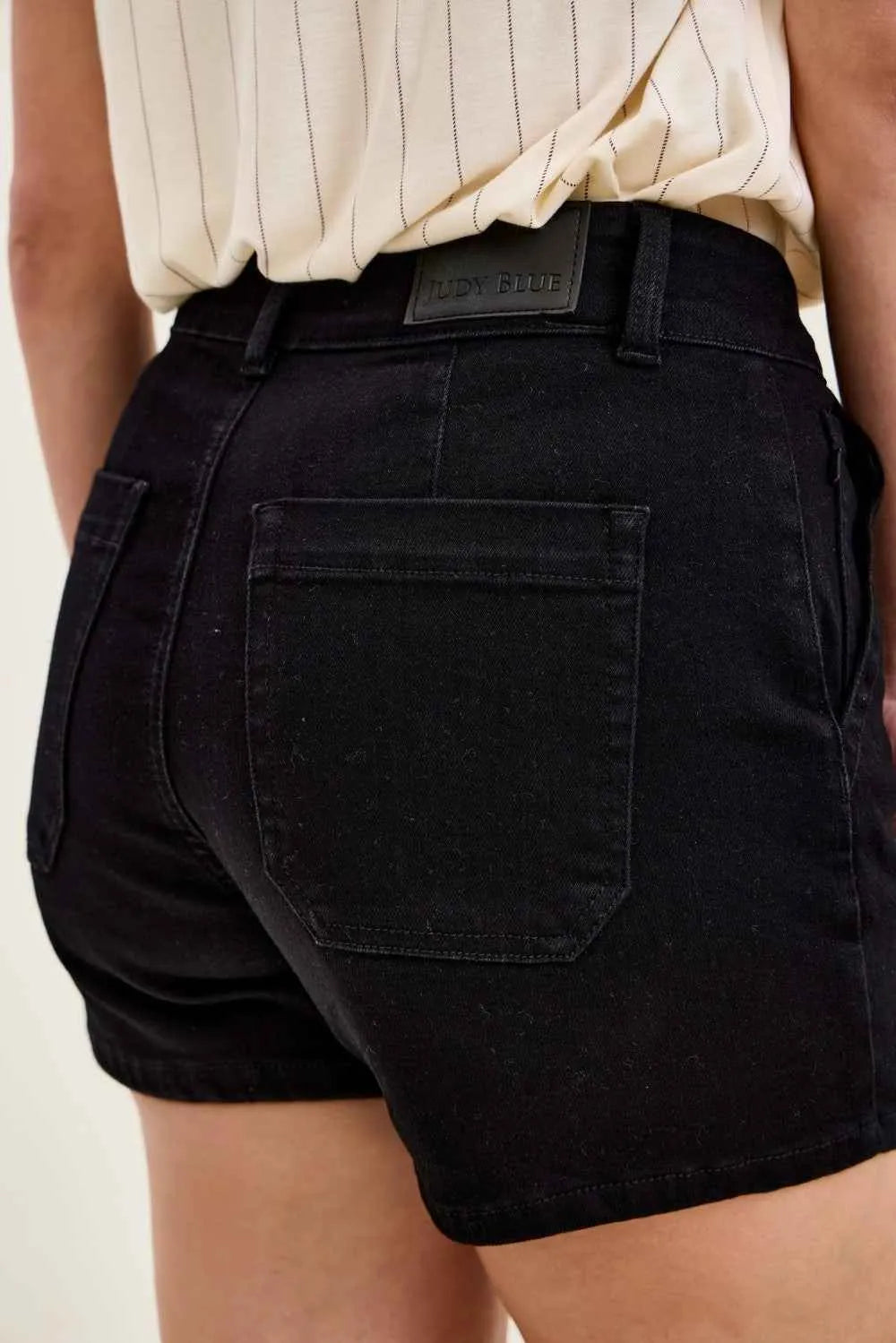 Judy Blue High-Waisted Trouser Shorts