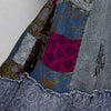 POL Printed Patchwork Embroidered Ruffled Skirt