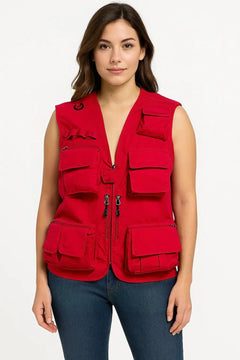Boyfriend's Mesh  Zip Up Vest