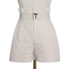 City Chic Quilted Shorts