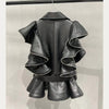 Janet Faux Leather  Coat