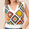 BiBi Diamond Granny Square Sweater Vest