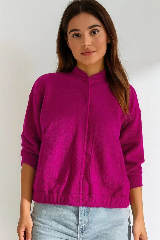 Soft Style  Bomber Jacket