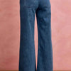 SO ME Seam Detail Mid Rise Stretch Denim Jeans