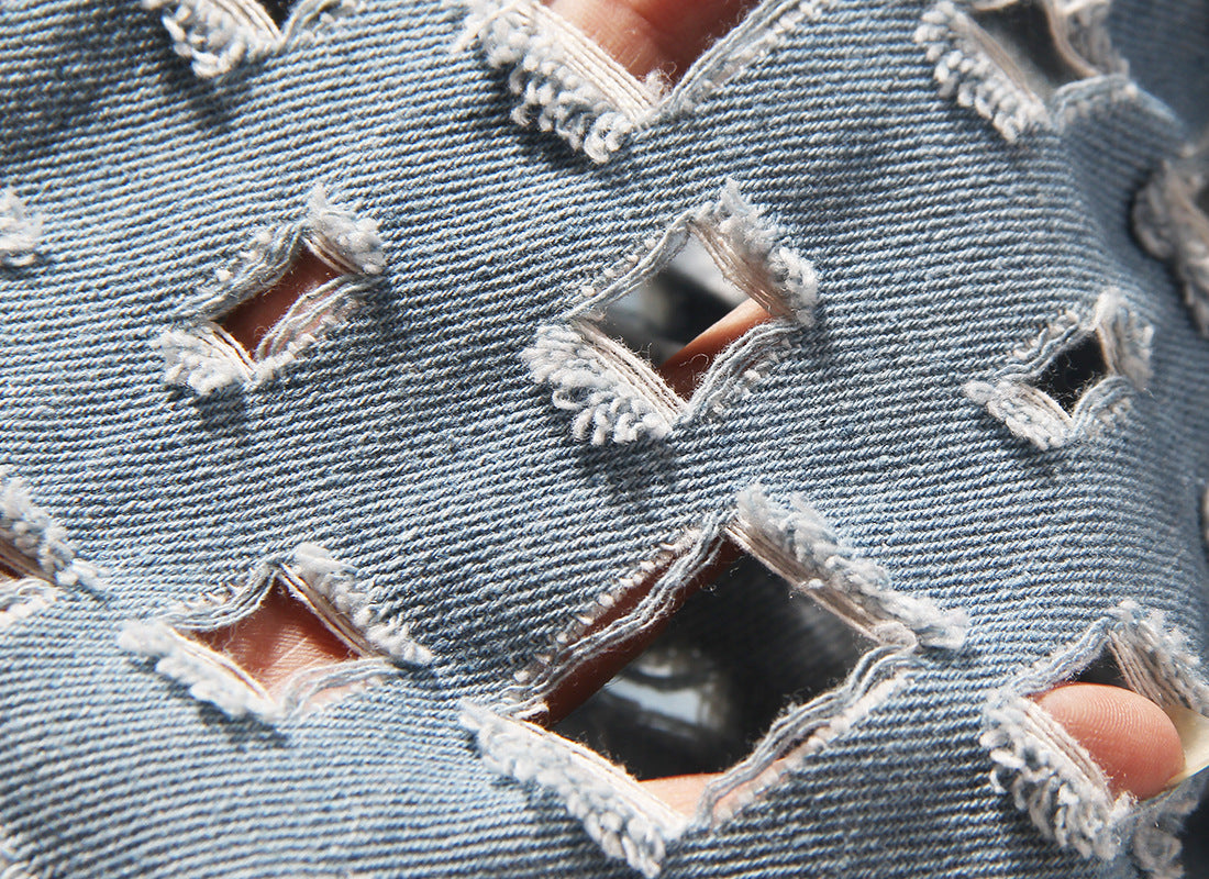 Cut Me Out Denim Pants