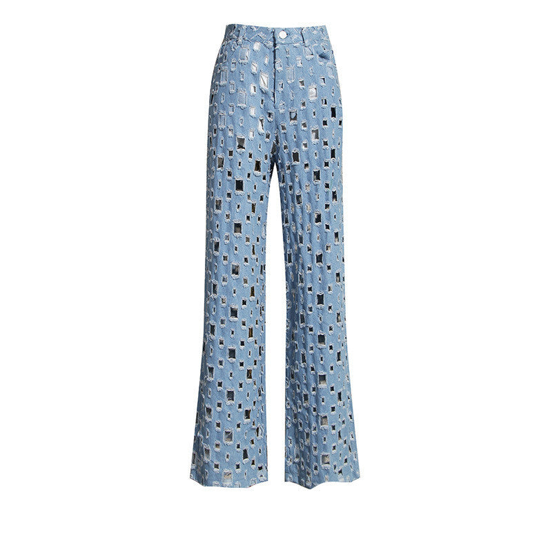 Cut Me Out Denim Pants