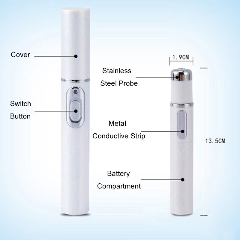 Blue Light Therapy Acne Laser Pen - Soft Scar & Wrinkle Removal Treatment Device for Skin Care