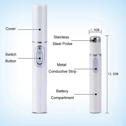 Blue Light Therapy Acne Laser Pen - Soft Scar & Wrinkle Removal Treatment Device for Skin Care