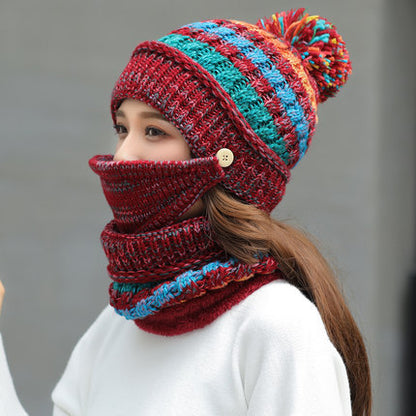 Korean Winter Knitted Hat – Stylish Warm Beanie for Cold Weather