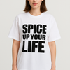 Spice Up Your Life Grafik-T-Shirt – Weiß