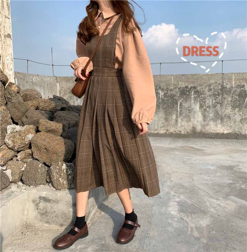 Autumn Reverie Karowesten-Kleid-Set