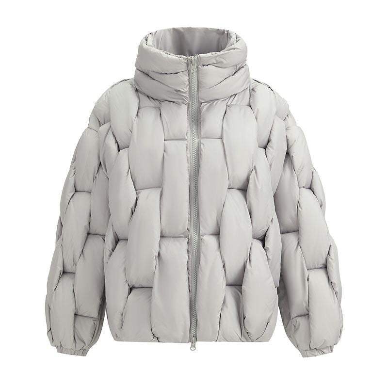 Woven Twisted Down Cotton-padded Jacket
