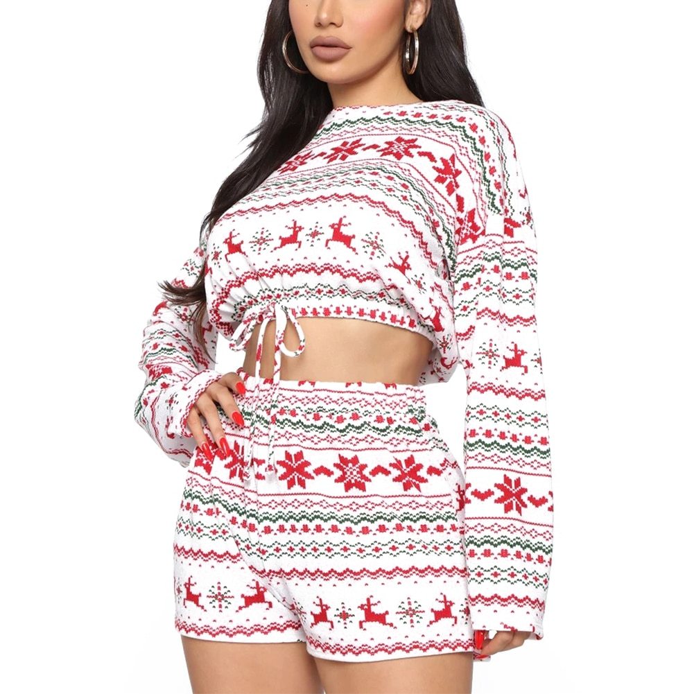 Naughty List Lounge Set – Red or Snow White