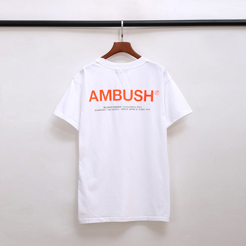 Glow Off Tee – Reflective Letter Print Drip