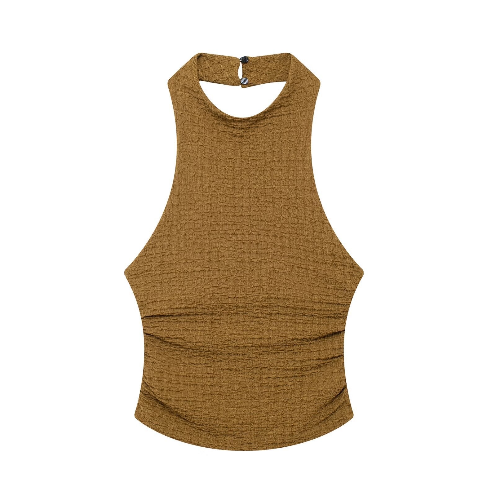 Bare Whisper Halter Drape Outfit