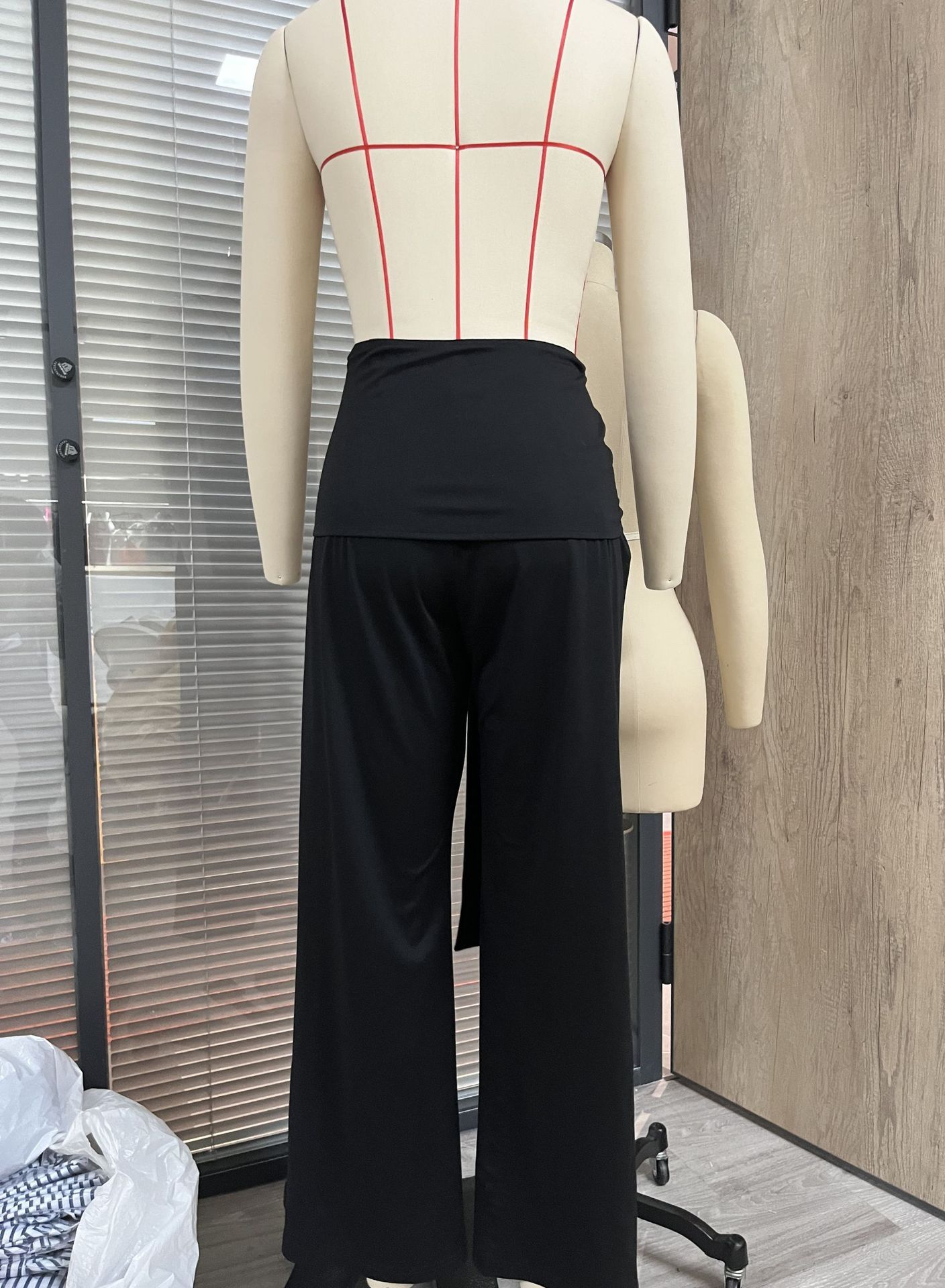 Got it covered Strap Detail Wide-Leg Pants