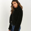 Explosion modes velvet thick lapel short jacket