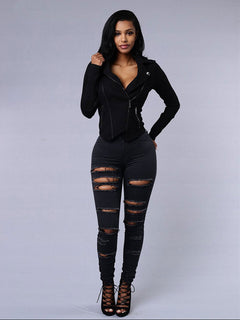 Jeans skinny pour femme