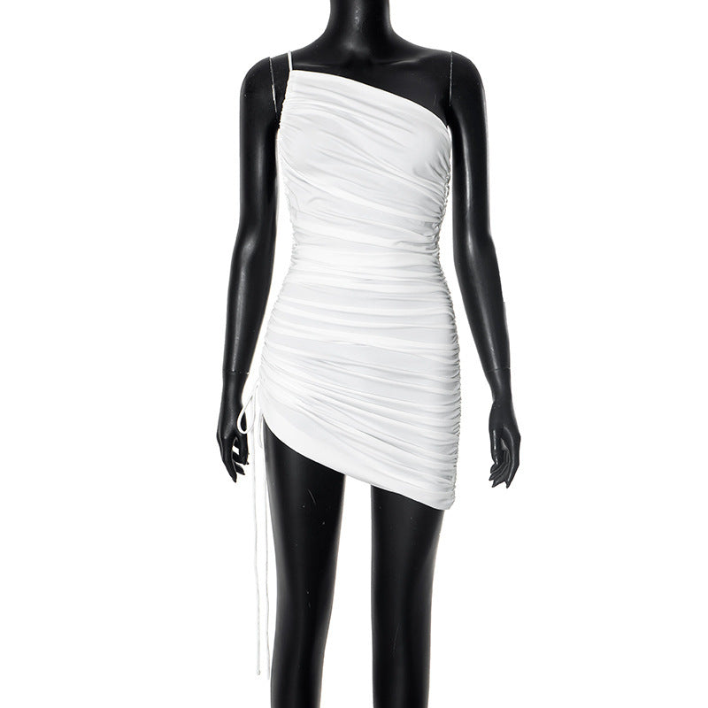 Robe nuisette à épaules froncées Soleil 