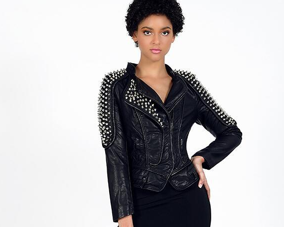 Never Average leather jacket