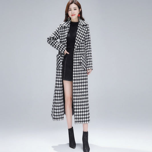 In Style Fashion Retro Plaid coat