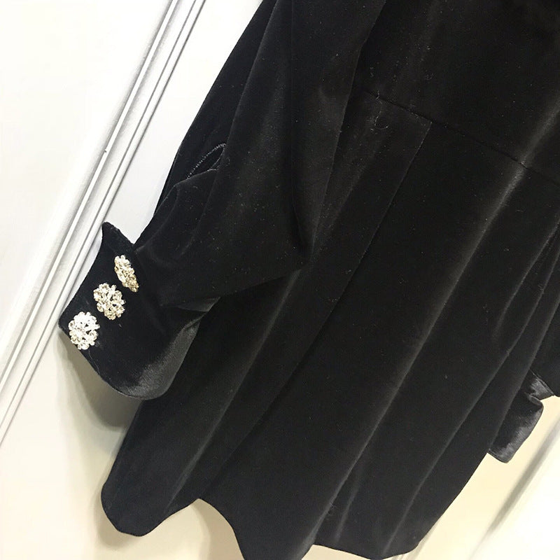 Midnight Luxe Velvet Dress