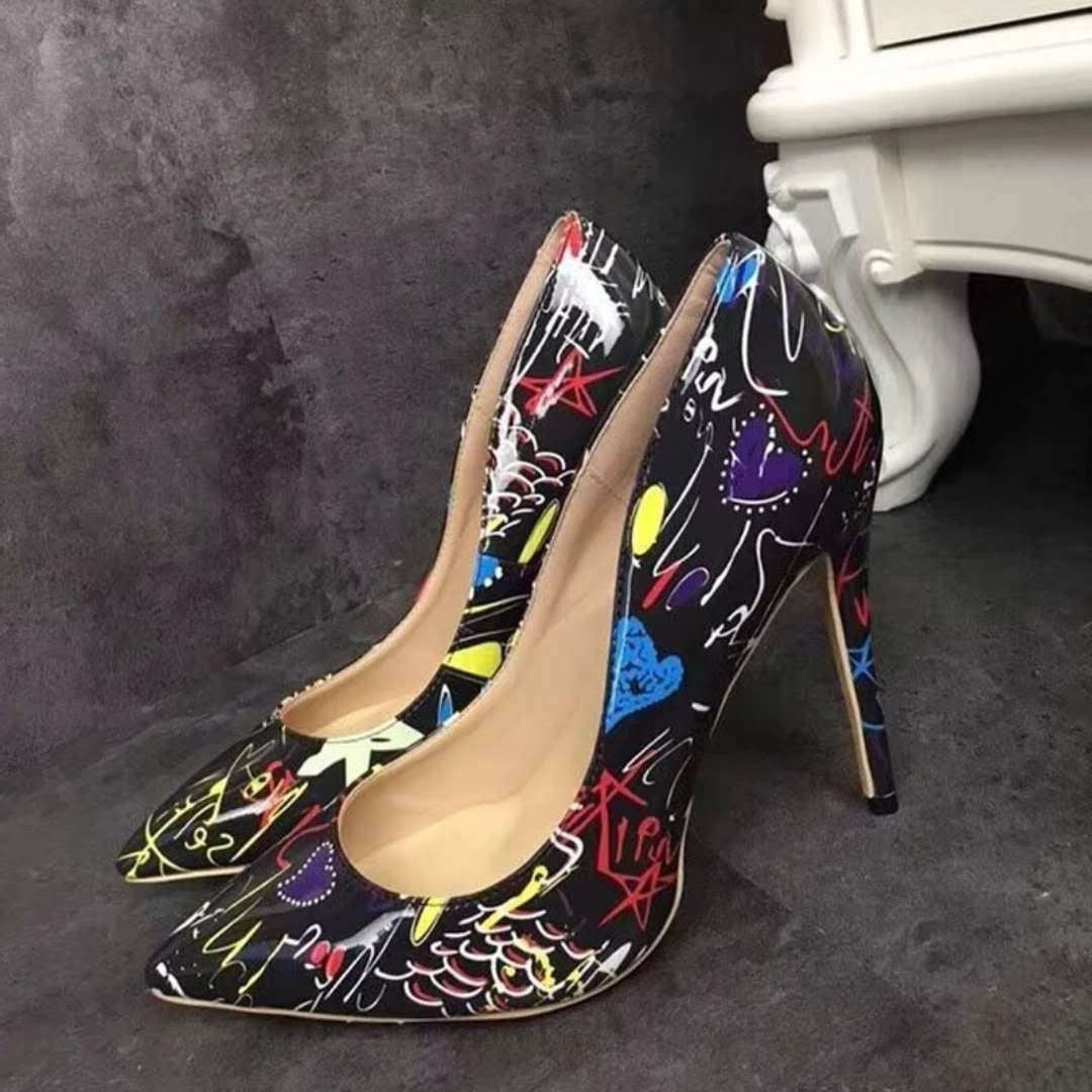Wild Print Heels"