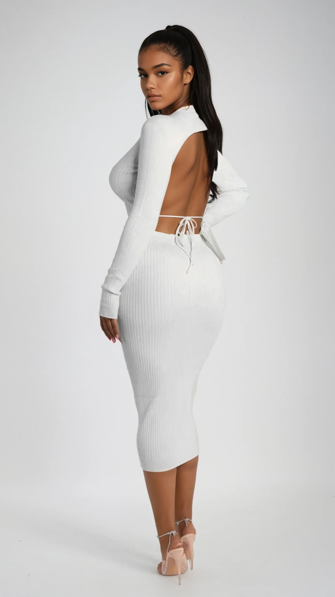 Riren Allure Halter Strap Bodycon Dress