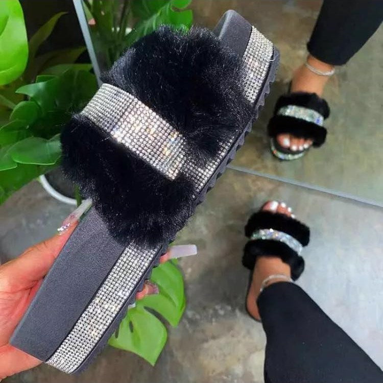 Crystal Cozy Slides"