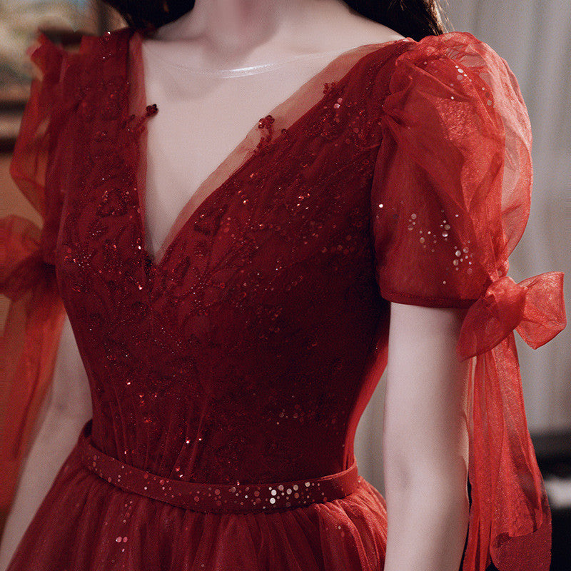 Red Eclipse Gala Gown