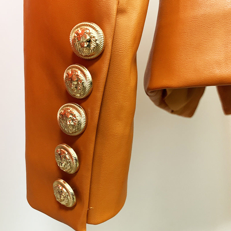 Suit Brown Leather Jacket