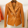 Suit Brown Leather Jacket