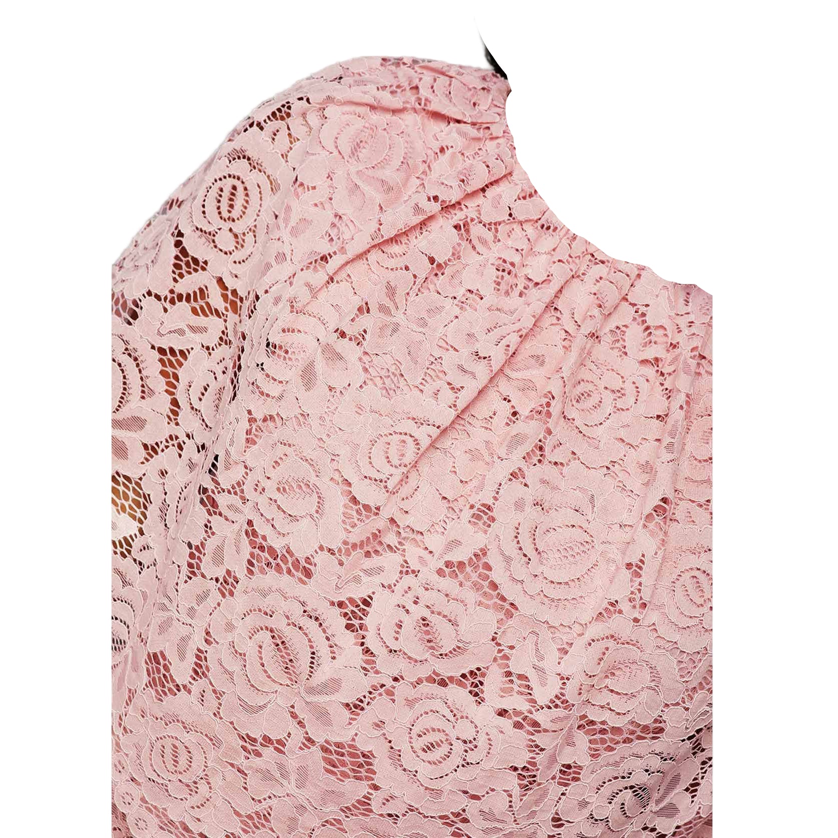 Divine Elegance Lace Cloak Midi Dress