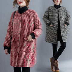 Moroeva Plaid Thicken Jacket