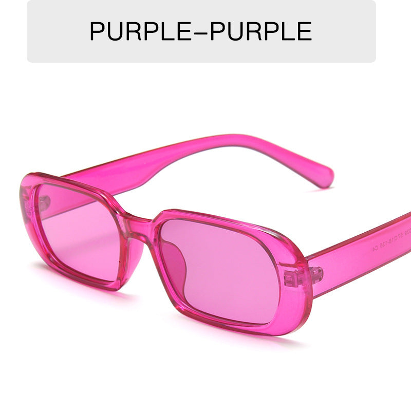 Retro Small Frame Sunglasses for Women – Candy Color Fashionable Colorful Sunglasses